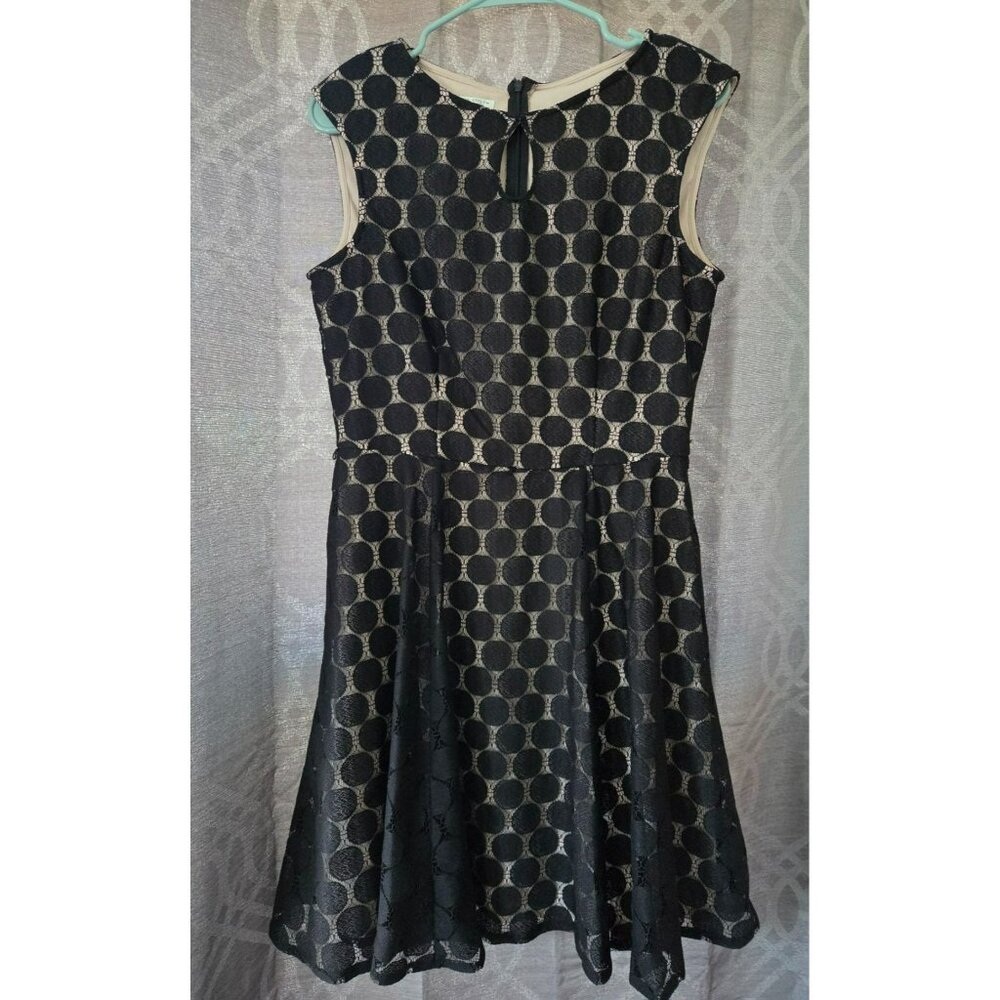 London Style Collection Petites 10P Women's Black dress Zipper Closure